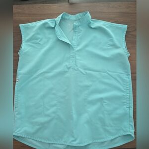 Figs Rafaela top, Fresh Aqua, size XS